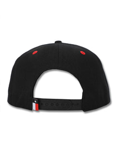 Texas Tech "Stitches" Baseball Black Snapback Cap