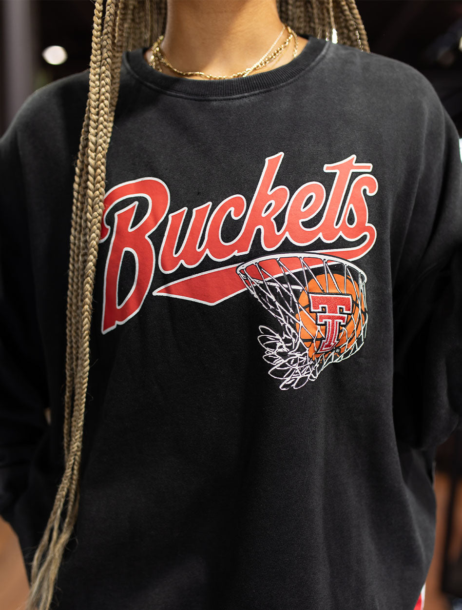 Texas Tech Dark Horse "Buckets" Crew Sweatshirt