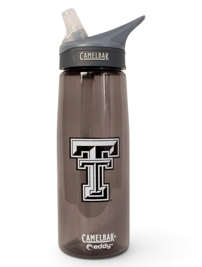 Camelbak Texas Tech Double T Water Bottle – Charcoal front view