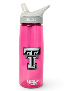 Camelbak Texas Tech Double T Water Bottle – Pink front view