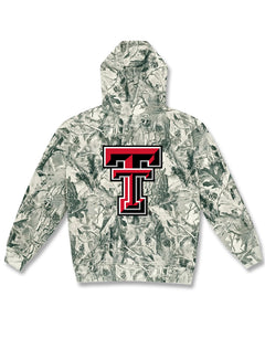 Texas Tech "Twill Double T" Washed Camo Hoodie