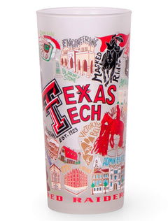 Catstudio Texas Tech Red Raiders Frosted Tumbler – Front view