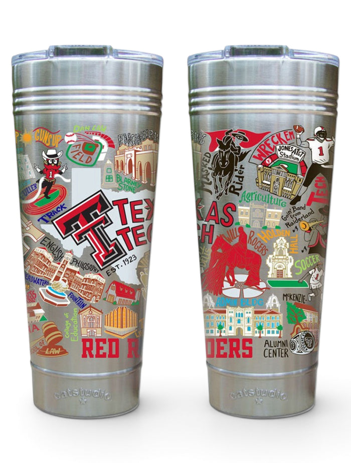 Catstudio Texas Tech Red Raiders Travel Tumbler – Front view
