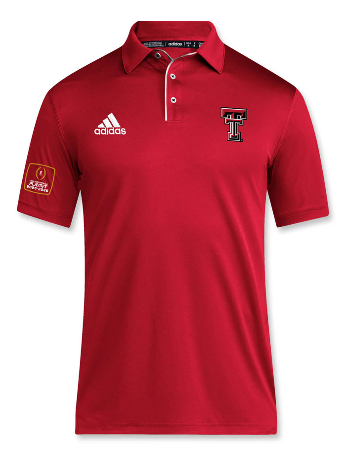 Texas Tech 2025 CFP - Adidas Polo - RED