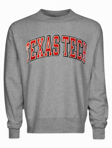 Champion Texas Tech Red Raiders "Letter Winner" Reverse Weave Crew – Front view