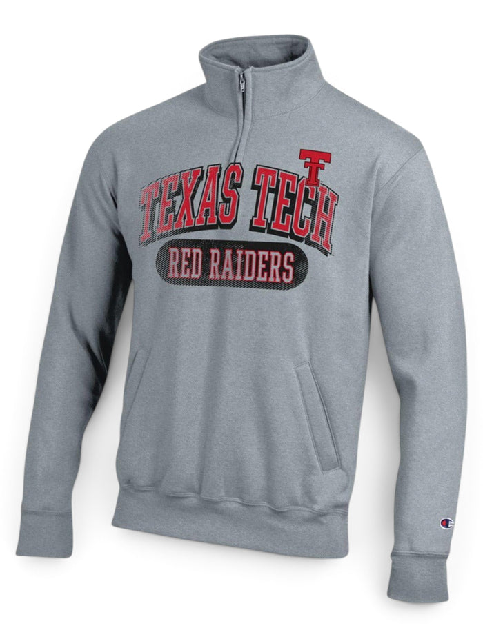 Champion Texas Tech Red Raiders "Power Player" 1/4 Zip Sweatshirt – Front view