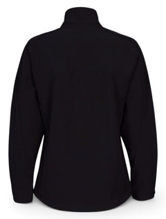 Charles River Texas Tech "Soft Shell" on Women's Black Jacket – Back view