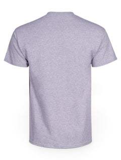 Classic Texas Tech Arch on Heather Grey T-Shirt – Back view