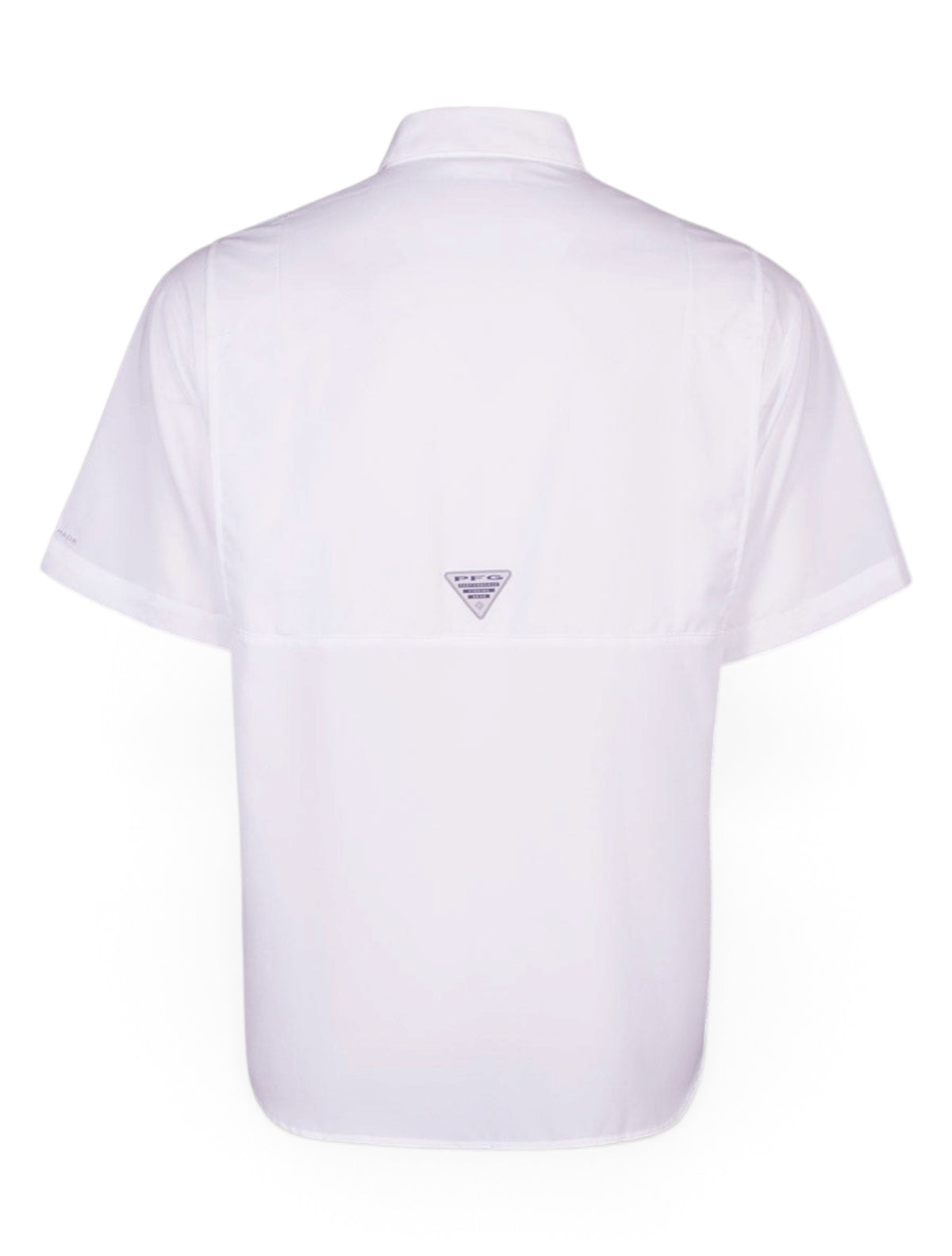 Columbia Texas Tech "Tamiami" Texas Flag Guns Up Fishing Shirt – Detail