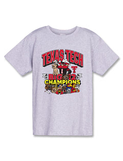 Texas Tech Big 12 CHAMPS - YOUTH - Crushed It - GREY