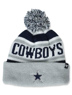 Dallas Cowboys "Hangtime" YOUTH Cuff Knit Pom Pom Beanie