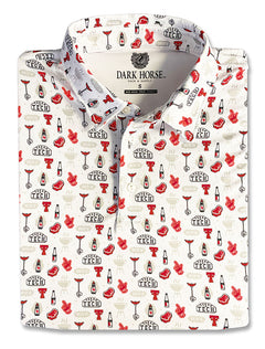 Texas Tech Dark Horse "Tailgate" Premium White Polo