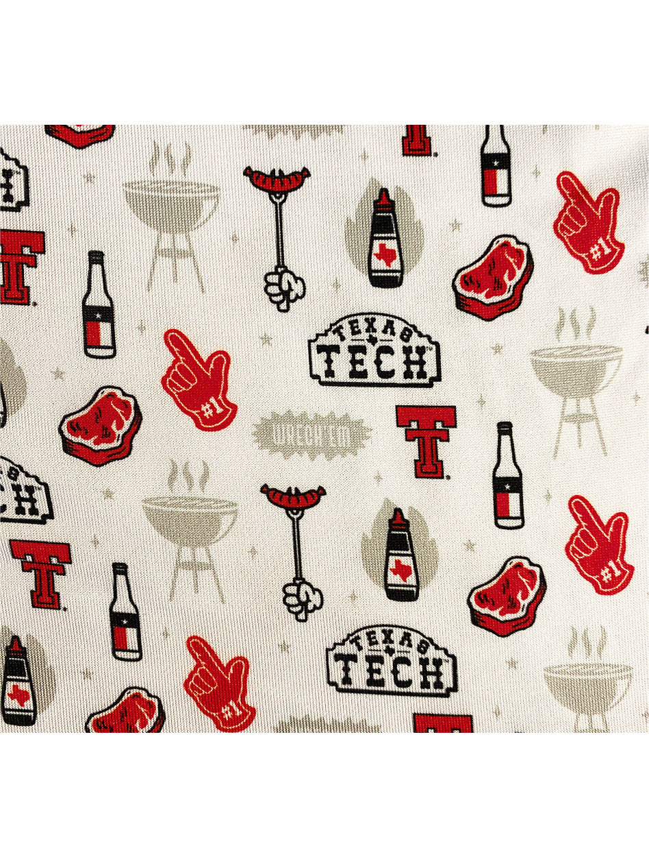 Texas Tech Dark Horse "Tailgate" Premium White Polo
