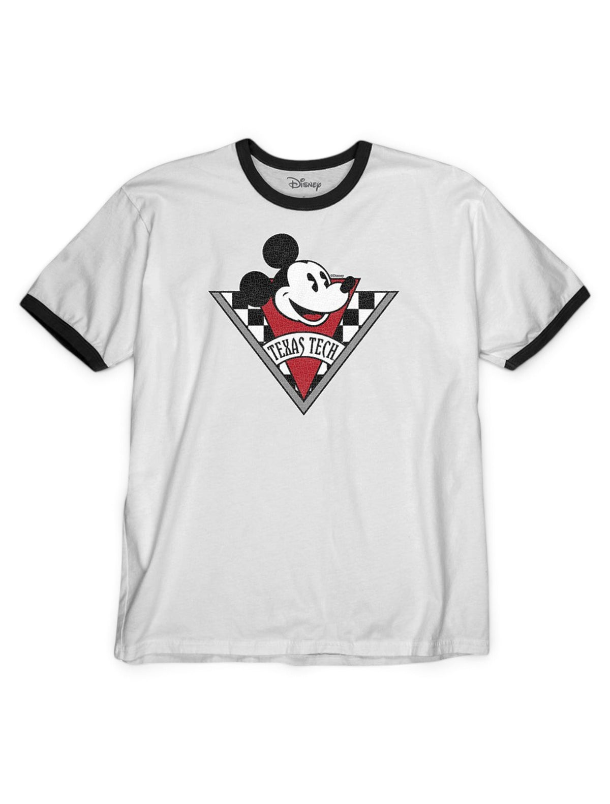 Disney x Red Raider Outfitter Texas Tech "Checkered Mickey" T-Shirt – Front view