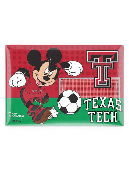 Disney x Red Raider Outfitter Texas Tech Mickey "Soccer Field" Magnet – Front view