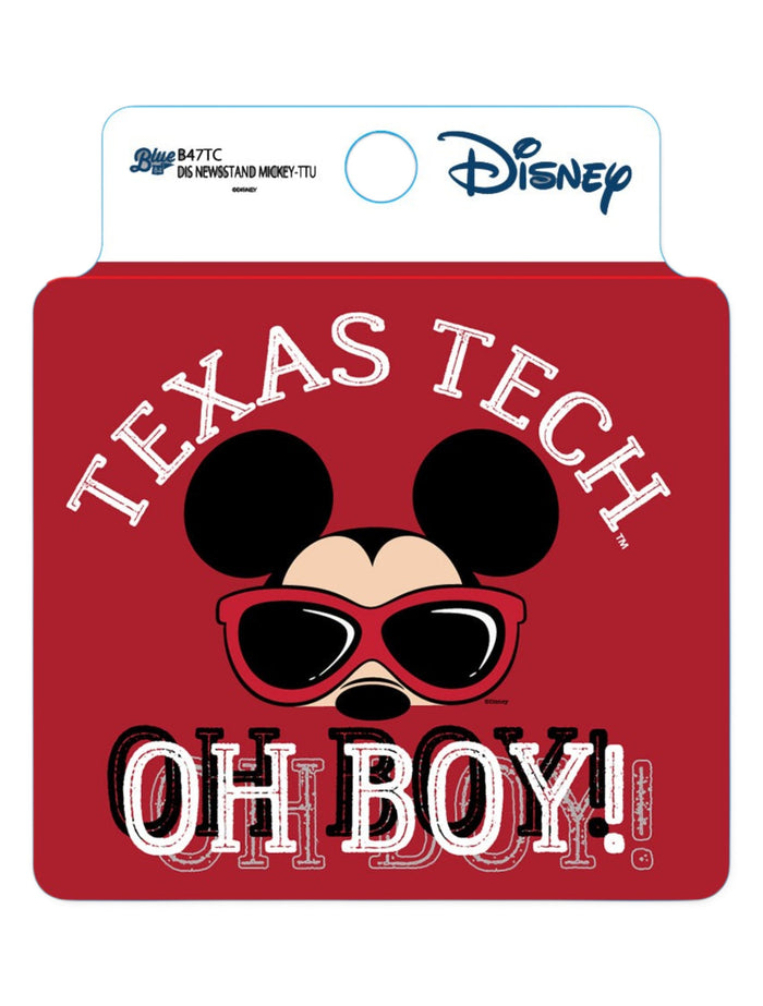 Disney x Red Raider Outfitter Texas Tech "News Stand" Decal – Front view