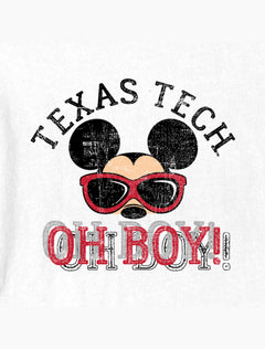Disney x Red Raider Outfitter Texas Tech "News Stand" YOUTH T-shirt – Back view