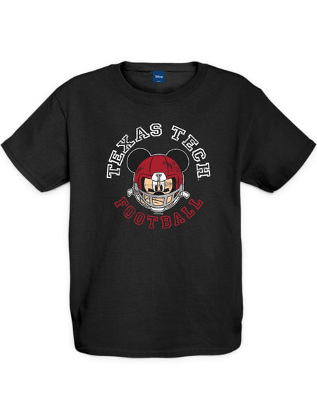 Disney x Red Raider Outfitter Texas Tech "Set On Helmet" YOUTH T-shirt – Front view