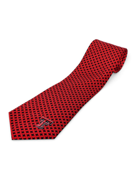 Eagles Wings Texas Tech Red Raiders Diamante Tie – Front view