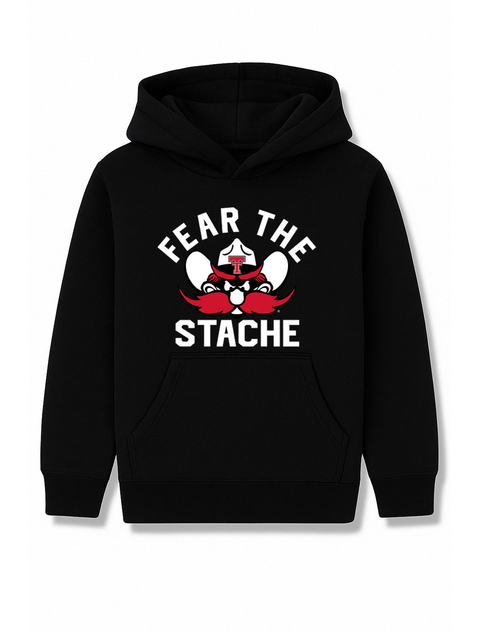 Texas Tech "Fear the Stache" YOUTH Hood