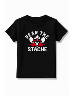 Texas Tech "Fear the Stache" TODDLER Short Sleeve T-Shirt