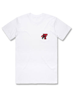 Texas Tech "1st Team Football" Front Pocket T-shirt