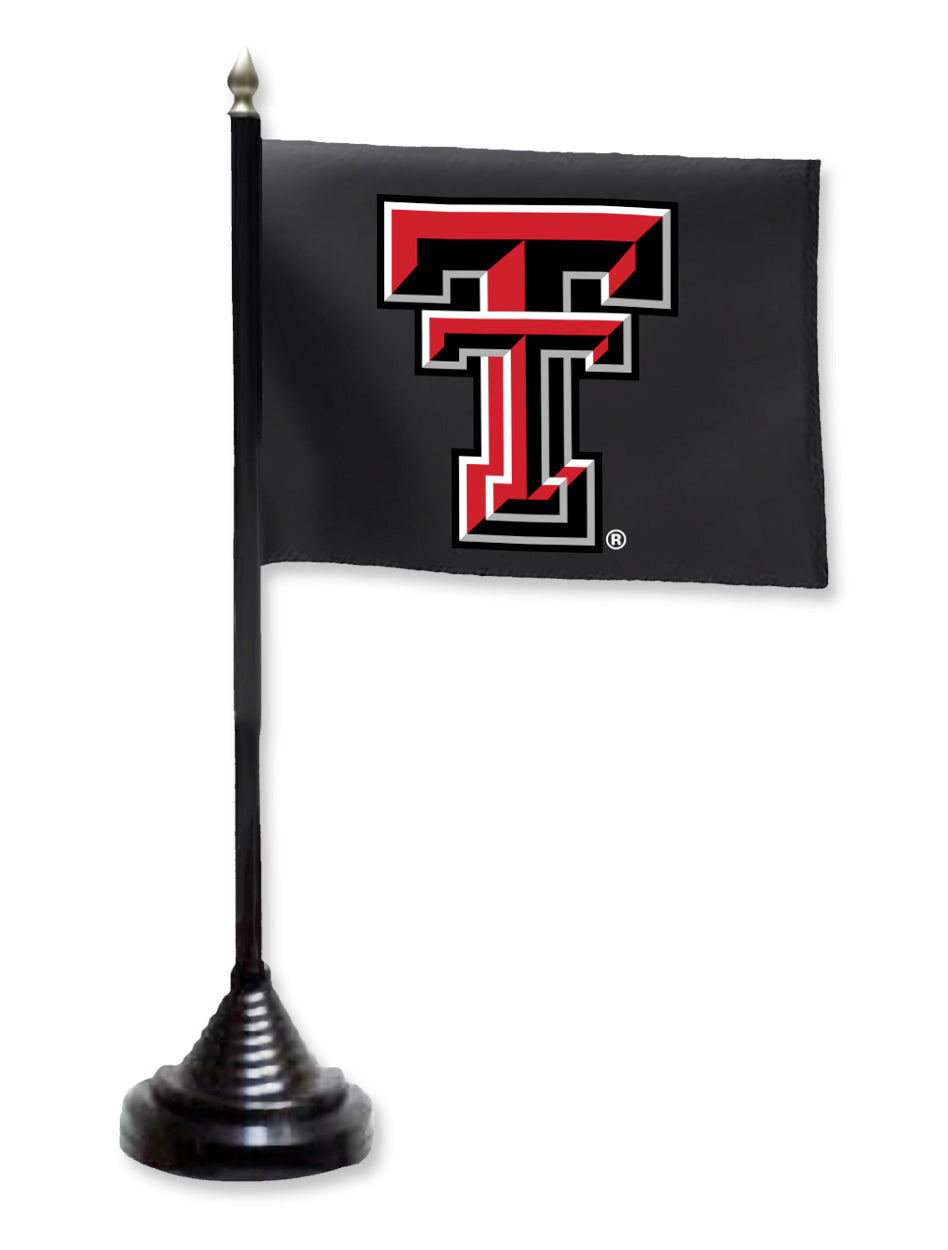 Texas Tech Double T Desk Flag