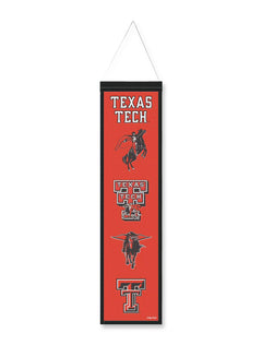 Texas Tech Vault Logos Wool Banner