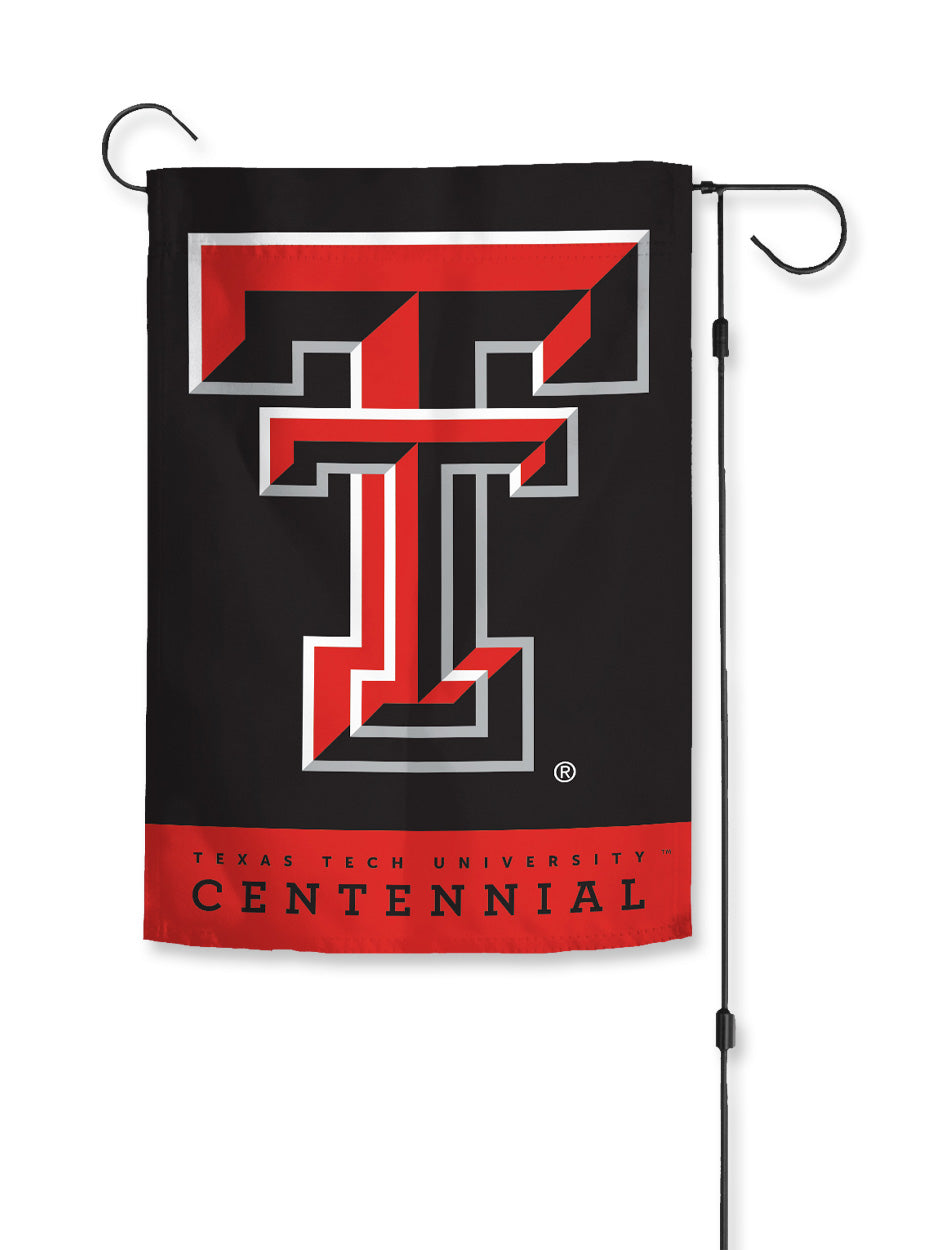 Texas Tech Red Raiders 100 Year Anniversary Garden Flag