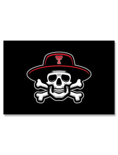 Texas Tech "Bones" 3'x5' Premium Deluxe Flag (As seen on the Today Show!)