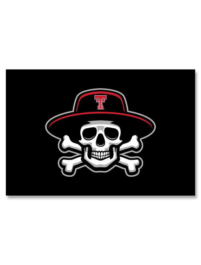 Texas Tech "Bones" 3'x5' Premium Deluxe Flag (As seen on the Today Show!)