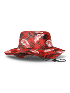 FOCO Texas Tech Red Raiders "Hawaiian Print" Boonie Hat – Front view