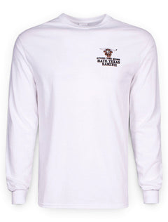 Friends Don't Let Friends Go To Texas White Long Sleeve Shirt - Texas Tech – Back view