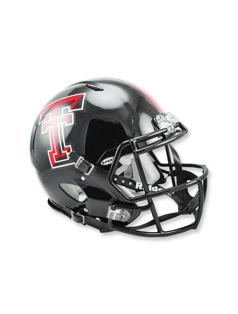 Texas Tech Double T Revolution Speed Full-Size Authentic Football Helm ...