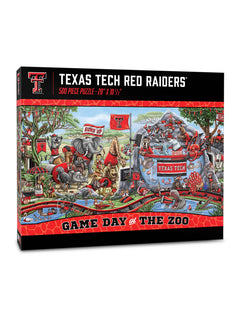 Texas Tech "Game Day at the Zoo" 500 Piece Puzzle