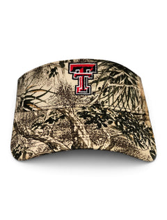 Game Guard Texas Tech Red Raideres Double T "Hook and Loop" Visor – Back view