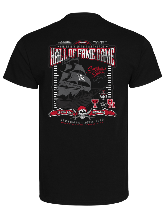 Texas Tech 2023 "Leach Hall Of Honor" Gameday Black T-Shirt