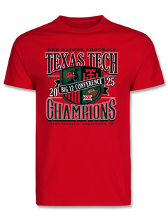 Texas Tech Big 12 CHAMPS - T-Shirt - Generation Talent - RED