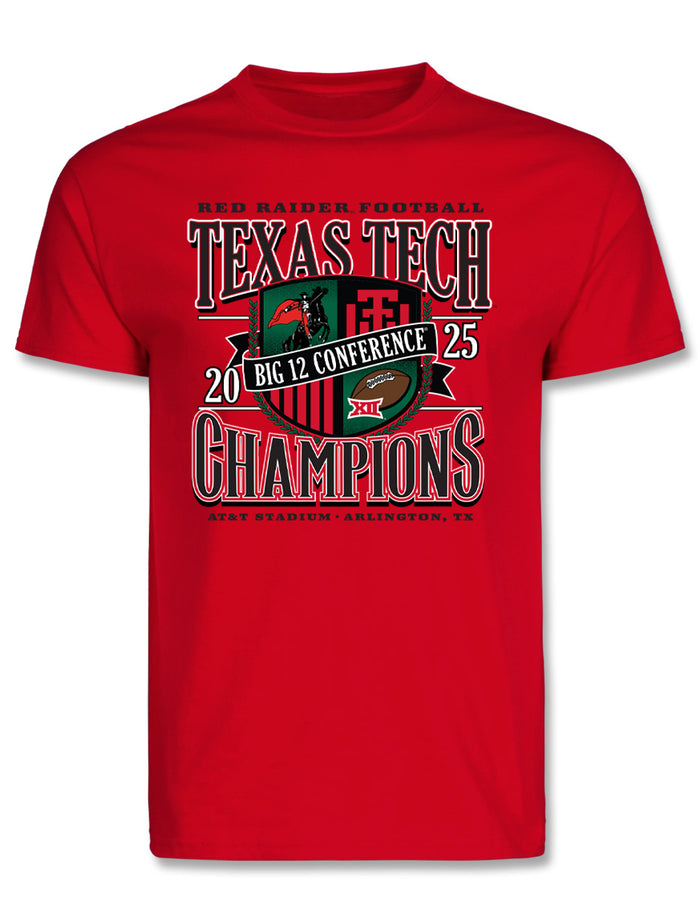 Texas Tech Big 12 CHAMPS - T-Shirt - Generation Talent - RED