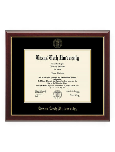 Gold Embossed Gallery Diploma Frame C10 – Front view