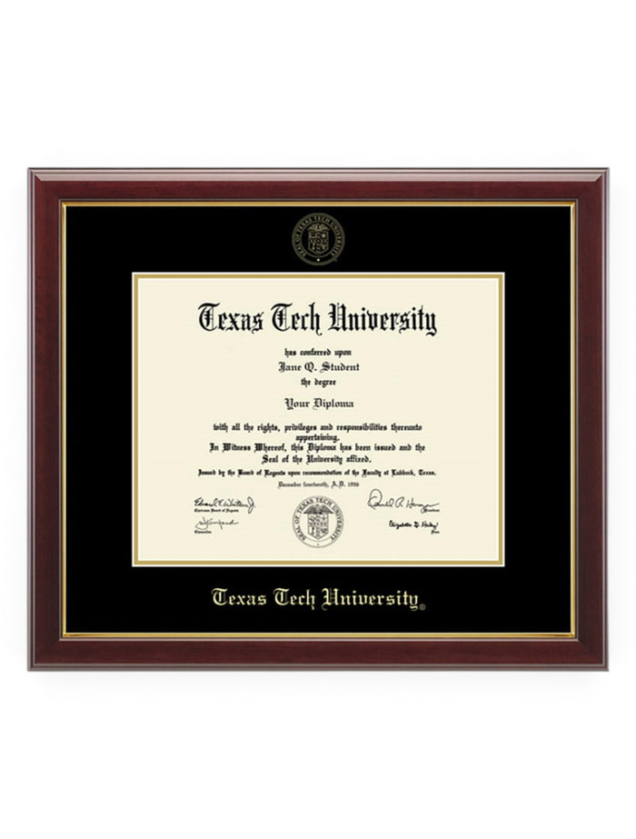 Gold Embossed Gallery Diploma Frame C10 – Front view