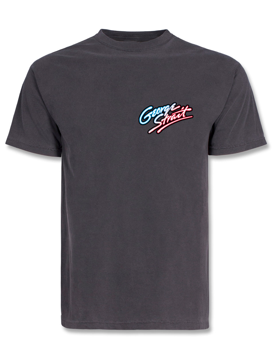 George Strait x Texas Tech "Ocean Front" Official Concert Charcoal T-Shirt