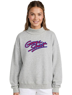 Official George Strait x Dark Horse Mock Neck Grey Sweatshirt