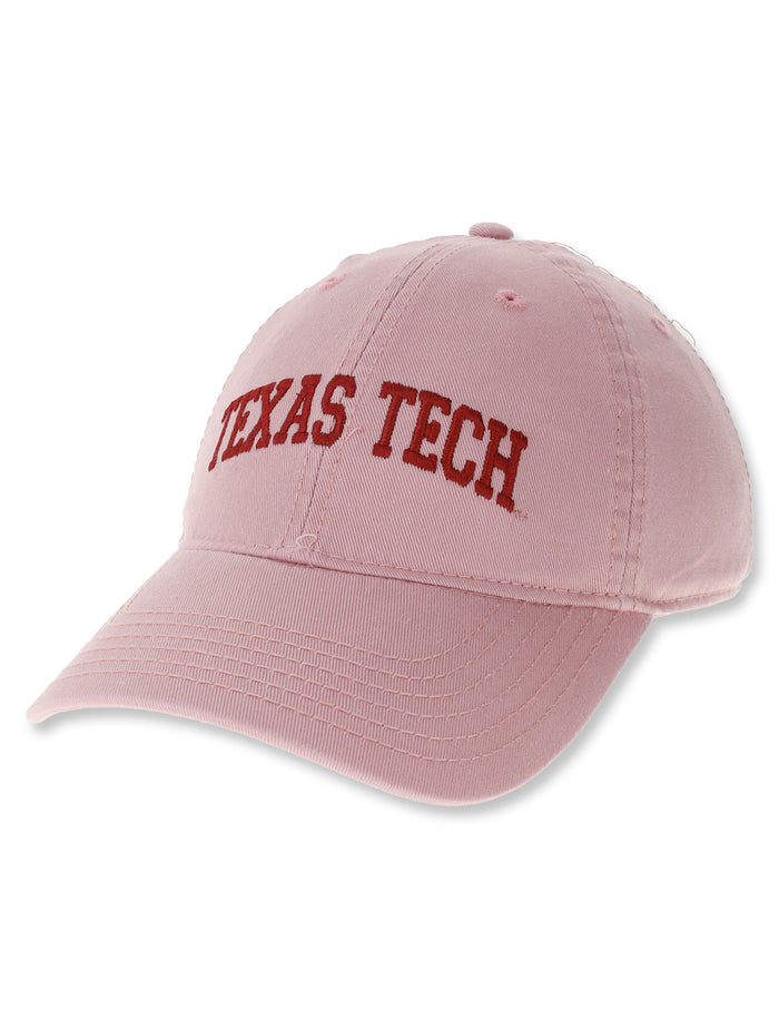 Legacy Texas Tech Arch on Dusty Rose Adjustable Cap