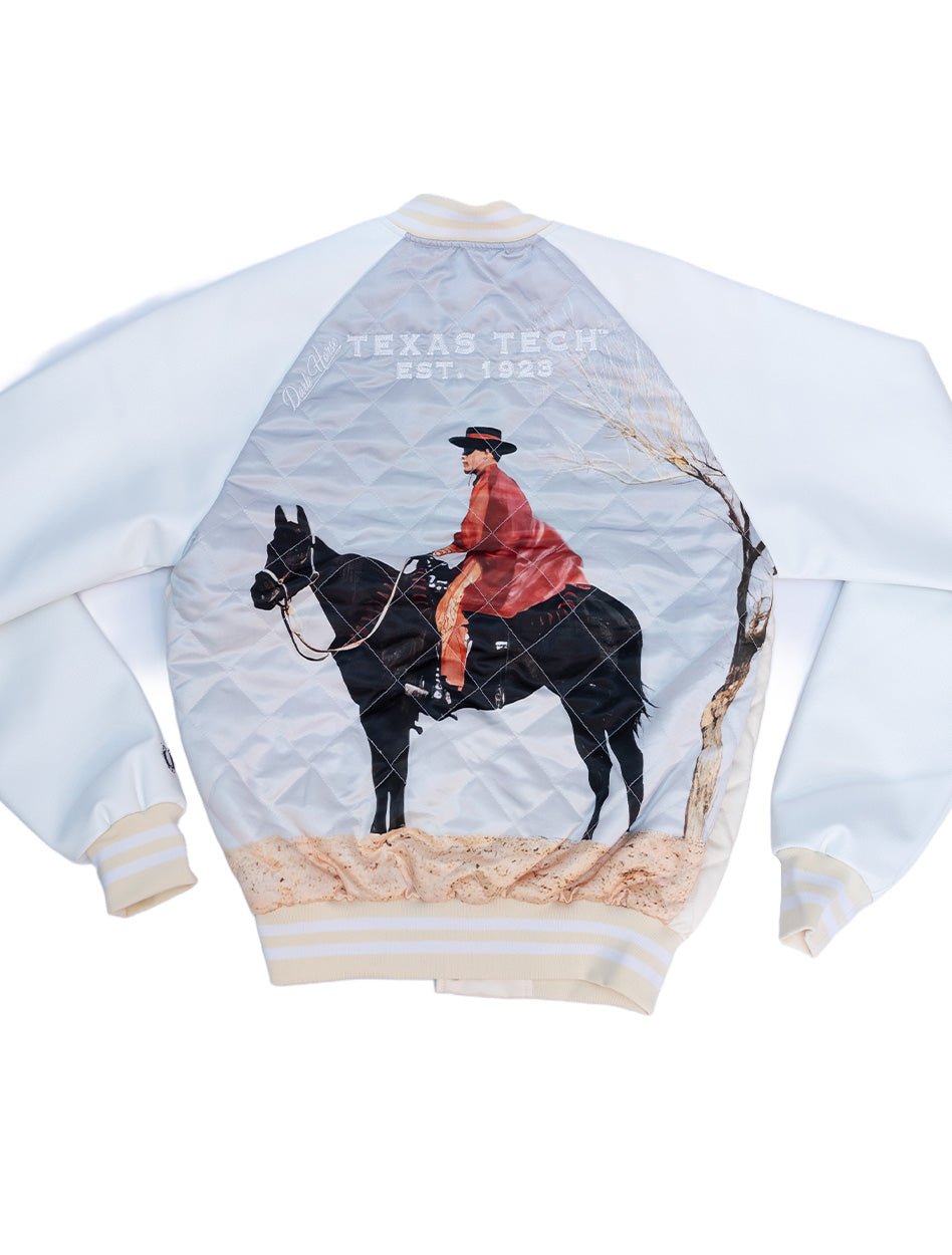 Texas Tech Dark Horse "Rider Heritage" Quilted Varsity Jacket