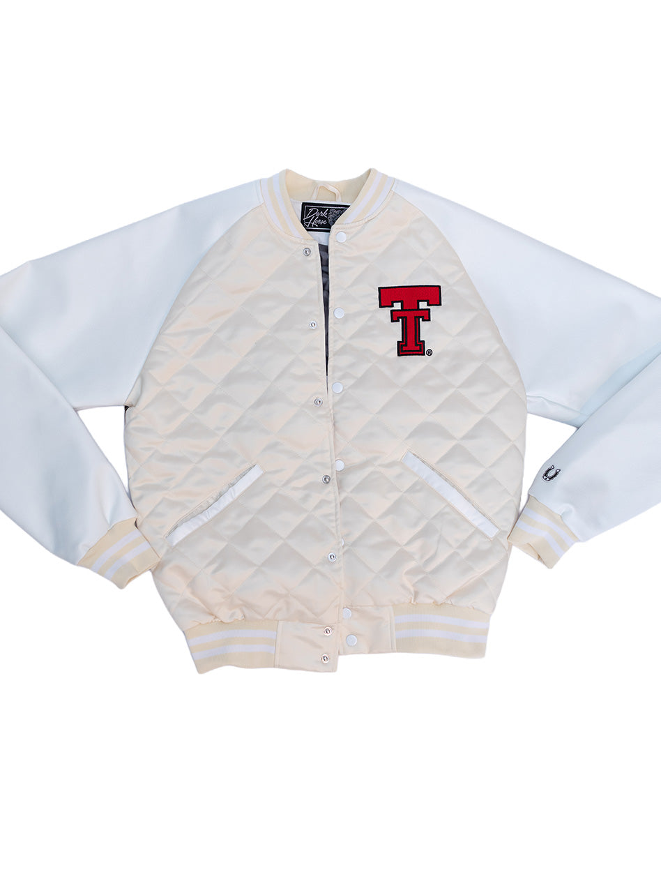 Texas Tech Dark Horse "Rider Heritage" Quilted Varsity Jacket