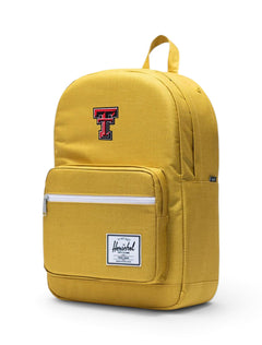 Herschel Texas Tech Red Raiders "Arrow-Wood Pop Quiz" Mustard Backpack – Back view
