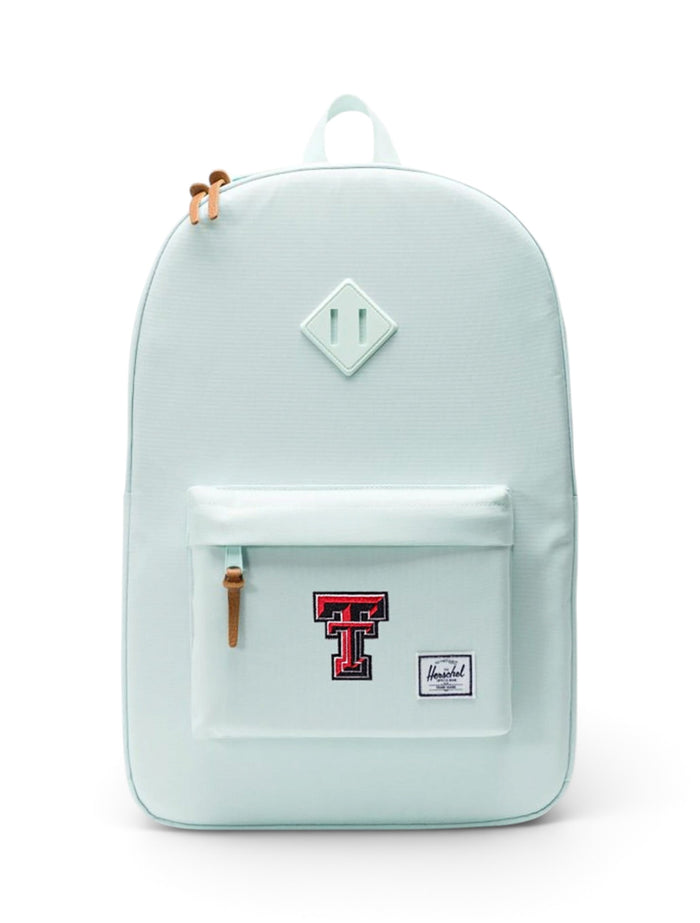 Herschel Texas Tech Red Raiders "Heritage Glacier" Mint Backpack – Front view