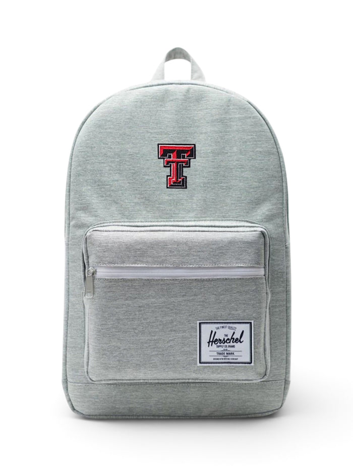 Herschel Texas Tech Red Raiders "Pop Quiz" Light Grey Backpack – Front view