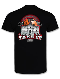 Texas Tech Basketball 2025 "Coming to Take It" NCAA Tournament Black T-Shirt